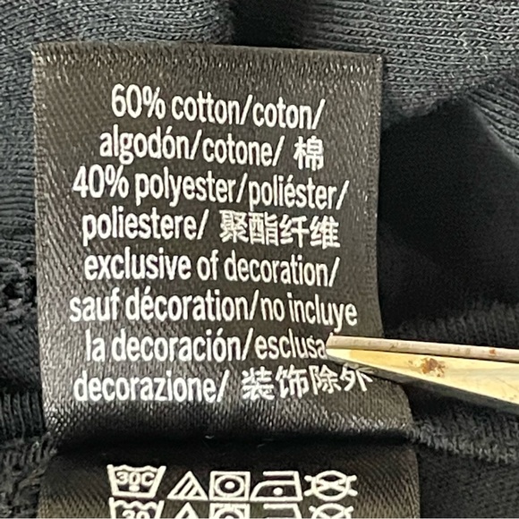 VICTORIA’S SECRET SPORT WOMEN’S BLACK TIE BACK ATHLETIC T-SHIRT SMALL - Picture 7 of 9